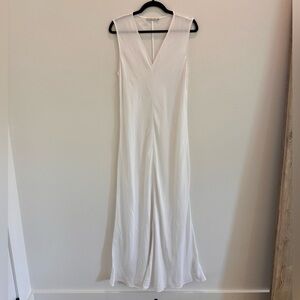 Abercrombie & Fitch White Linen Maxi Dress
